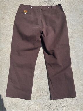 Vintage Ben Davis Men's Dark Brown Chino Pants